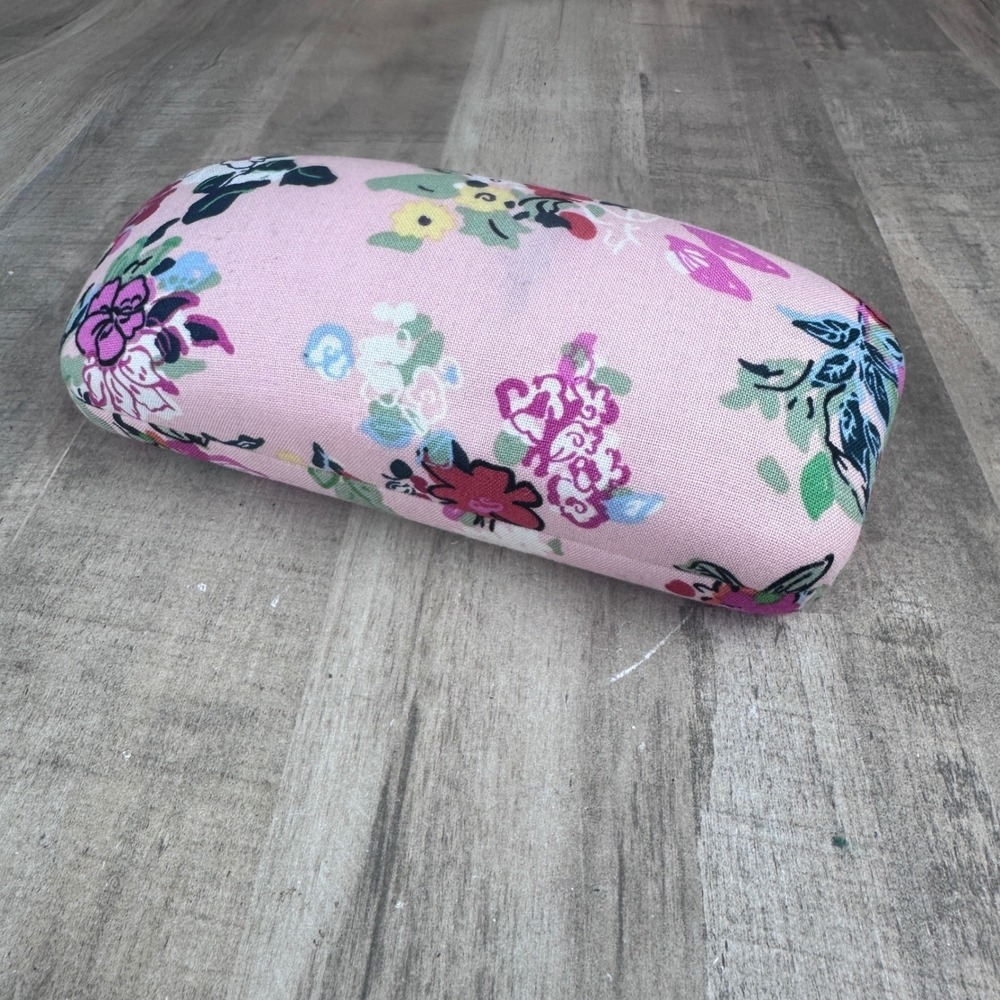 Vera Bradley Pink Floral Hard Shell Sunglasses Case